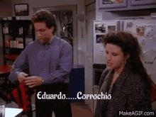 Eduardo Corrochio Seinfeld GIF - Eduardo Corrochio Seinfeld Nod GIFs