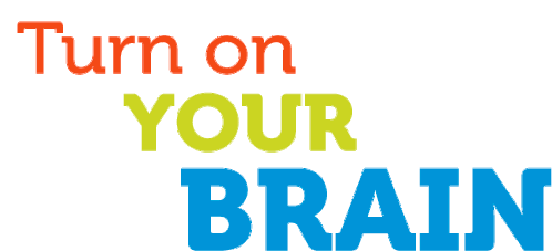 Turn Your Brain Brasas Sticker - Turn Your Brain Brasas Stickers