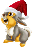 Boldog Karácsonyt Rabbit Sticker - Boldog Karácsonyt Rabbit Cute Stickers