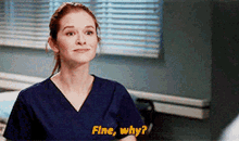 Greys Anatomy April Kepner GIF - Greys Anatomy April Kepner Fine Why GIFs