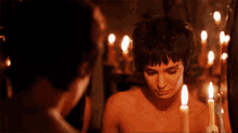 innocent blood anne parillaud mirror and candles mirror candles