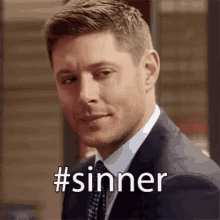 Sinner Jensen Ackles GIF - Sinner Jensen Ackles Dean Winchester GIFs