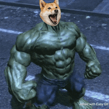 Doge Hulk GIF