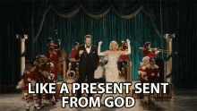 Like A Present Sent From God Gift GIF - Like A Present Sent From God Gift Performer GIFs