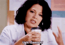 Greys Anatomy Callie Torres GIF - Greys Anatomy Callie Torres Ugh Damn It GIFs