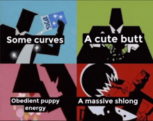 some curves a cute butt a massive shlong