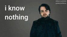 I Know Nothing Im Dumb GIF - I Know Nothing Im Dumb Know Nothing GIFs
