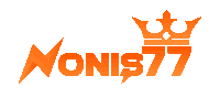 a logo for monis77 with a crown on top