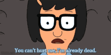 Tina 3 GIF - Tina Cartoon You Cant Hurt Me GIFs