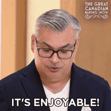 Its Enjoyable The Great Canadian Baking Show GIF - Its Enjoyable The Great Canadian Baking Show Gcbs GIFs