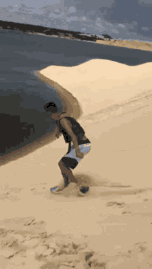 Sandboarding Tripped GIF