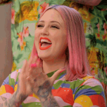 Clapping Katie GIF - Clapping Katie Ink Master GIFs