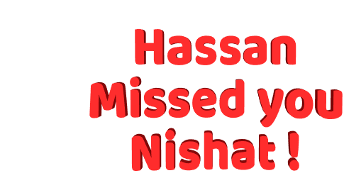 Hassan And Nishat Sticker - Hassan And Nishat Stickers