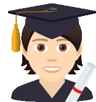 Graduate Joypixels Sticker - Graduate Joypixels Graduation Stickers