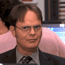 Eyebrow Raise Dwight GIF