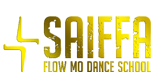 Saiffa Flow Mo Dance School Sticker - Saiffa Flow Mo Dance School Gold Logo Stickers