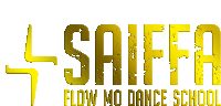 Saiffa Flow Mo Dance School Sticker - Saiffa Flow Mo Dance School Gold Logo Stickers