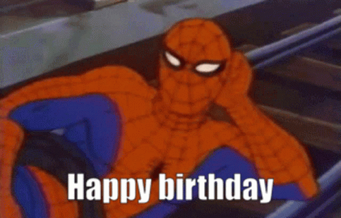 Spiderman Happy Birthday GIF - Spiderman Happy Birthday - Discover & Share  GIFs