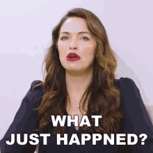 What Just Happened Sharzad Kiadeh GIF - What Just Happened Sharzad Kiadeh Whats Wrong GIFs