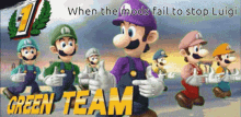 Luigi Luigi Team GIF - Luigi Luigi Team Luigi Team Mods GIFs