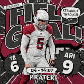 a cartoon of a football player with the number 5