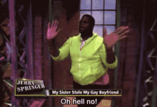 Jerry Springer Oh Hell No GIF - Jerry Springer Oh Hell No Stop It GIFs