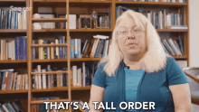 Thats A Tall Order Interview GIF - Thats A Tall Order Interview Hard Request GIFs