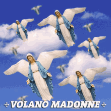Volano Madonne Fly GIF - Volano Madonne Fly Madonnas GIFs
