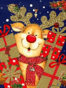Christmas Reindeer GIF - Christmas Reindeer Deer GIFs