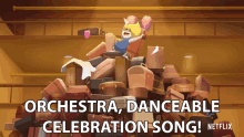 orchestra danceable celebration song celebrate excited pumped