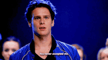 Glee Jesse St James GIF - Glee Jesse St James You Never Accepted Me GIFs