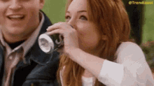 Lindsay Lohan Spitting GIF - Lindsay Lohan Spitting Sprite GIFs