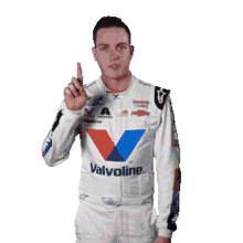 pointing up alex bowman nascar number one first
