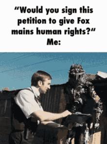 Petition Human R Ights GIF - Petition Human R Ights Fox Mains GIFs