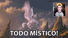 Todo Mistico Unicornio Voador GIF - Todo Mistico Unicornio Voador Unicornio GIFs