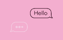 texting hello
