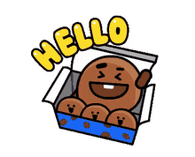 bt21 hello waving shooky surprise bt21 hello waving shooky surprise