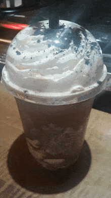 Starbucks Mocha Cookie Crumble Frappuccino GIF