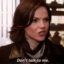 Dont Talk To Me GIF - Dont Talk To Me Once Upon A Time Dont Speak GIFs