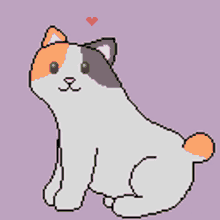 Cat Pat Pixel Cat GIF