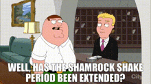 Family Guy Peter Griffin GIF - Family Guy Peter Griffin Shamrock Shake GIFs