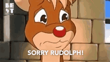 Sorry Rudolph Tears GIF - Sorry Rudolph Sorry Tears GIFs