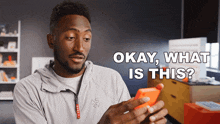Okay What Is This Marques Brownlee GIF - Okay What Is This Marques Brownlee What Is This Thing GIFs