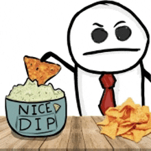 Be Nice I'M Mad GIF - Be Nice I'M Mad Eating Chips GIFs