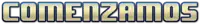 a sign that says comenzamos in spanish on a white background