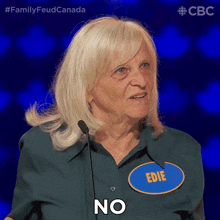 No Edie GIF - No Edie Family Feud Canada GIFs