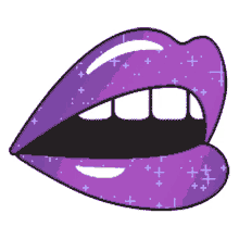 purple purple glitter lips purple sparkle lips glittery lips glitter lips