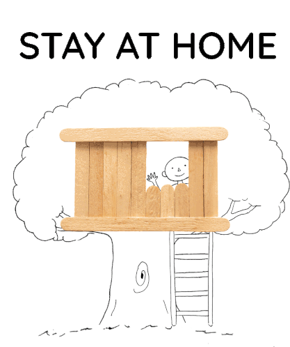 Stay At Home Quedate En Casa Sticker - Stay At Home Quedate En Casa Quarantine Time Stickers