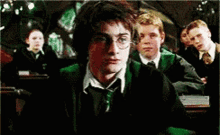 Harry Potter In Slytherin GIF - Harry Potter In Slytherin GIFs