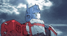 a cartoon drawing of a robot with the letters tf on its head